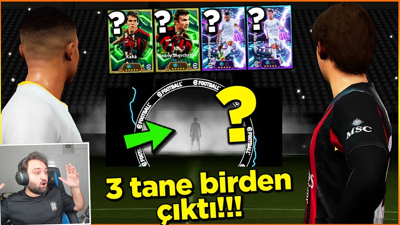 3 Ü BİRDEN ÇIKTI😲😲 107 BOMBA PLASE MBAPPE, SHEVCHENKO TOP AÇILIMI DENEME eFootball 2026 mobile