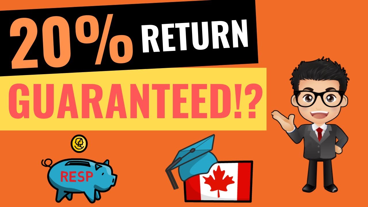 Registered Education Savings Plan Explained for Beginners (with 20% Return Guaranteed) | RESP 101