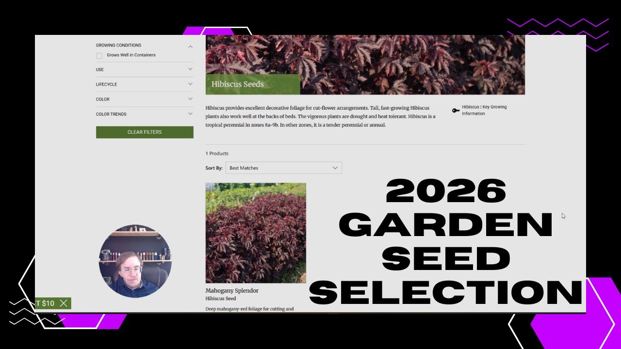 2026 Garden Seed Selections
