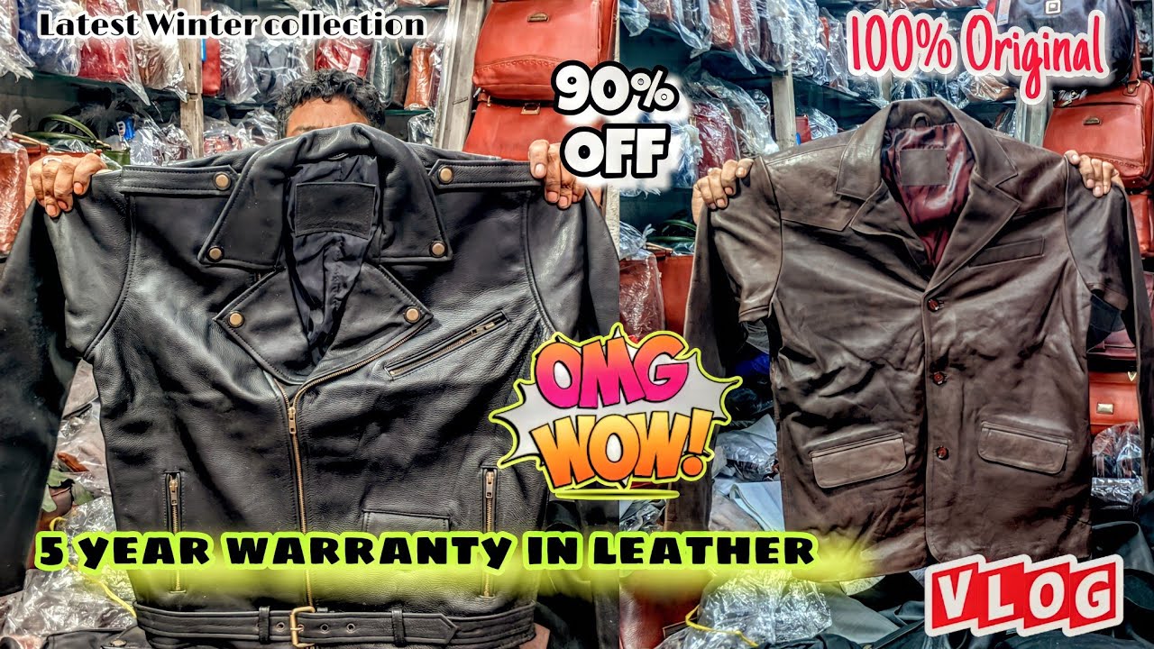 Pure and 101% authentic leather jacket in Kolkata😱|and suitable price🔥|