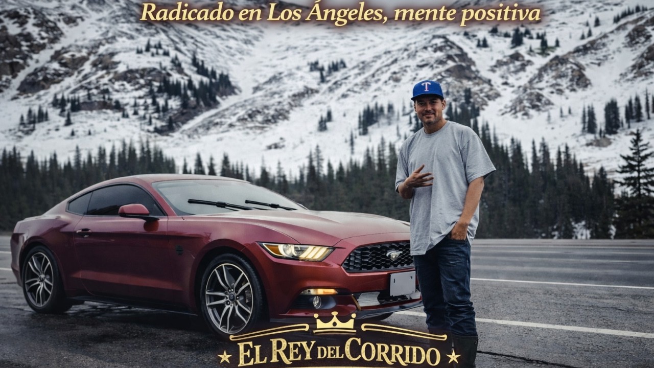 Radicado en Los Ángeles, mente positiva - El Rey del Corrido