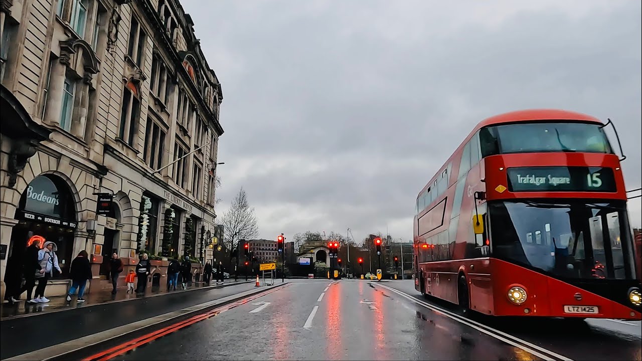 Driving in London | Bloomsbury to Isle of Dogs via Holborn, City, Limehouse Tunnel, Canary Wharf