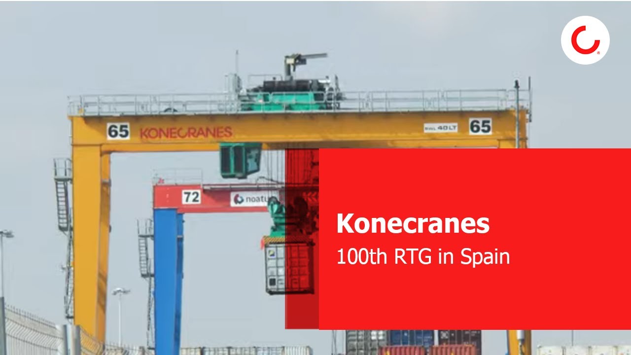 Konecranes’ 100th RTG in Spain