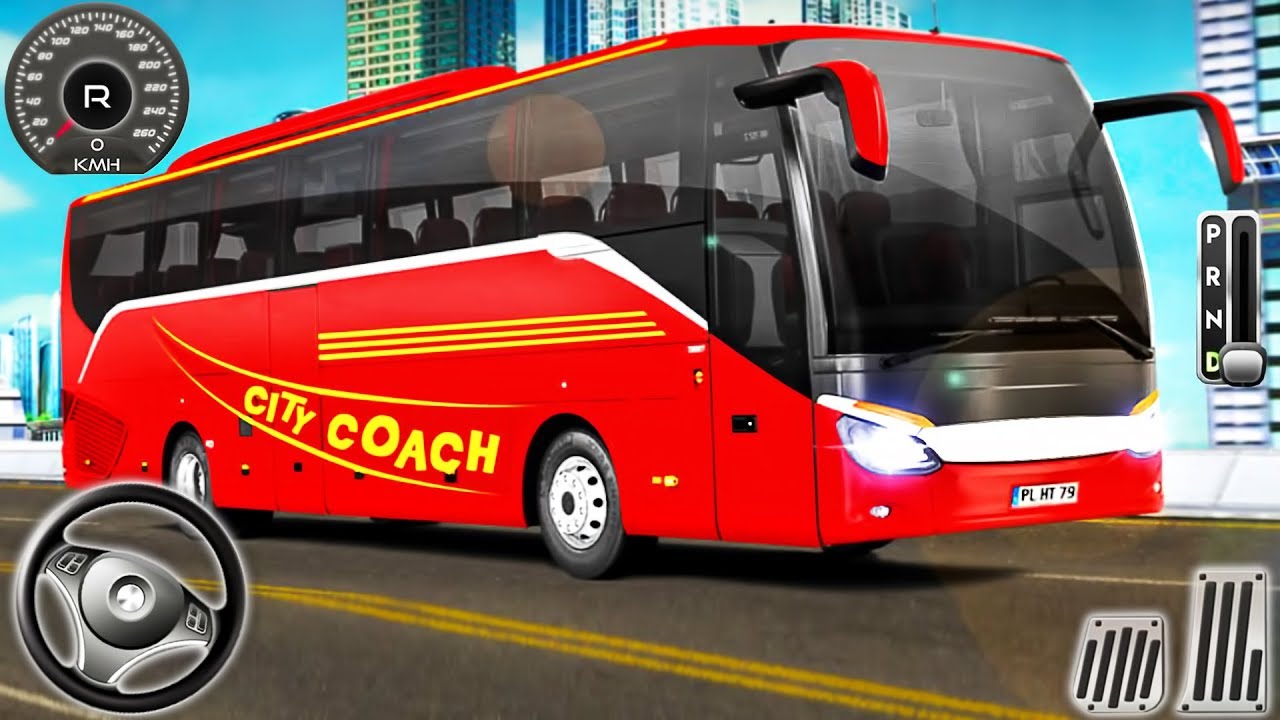 City Coach Bus Driver Simulator 2019 - Real Bus Driving - Android GamePlay