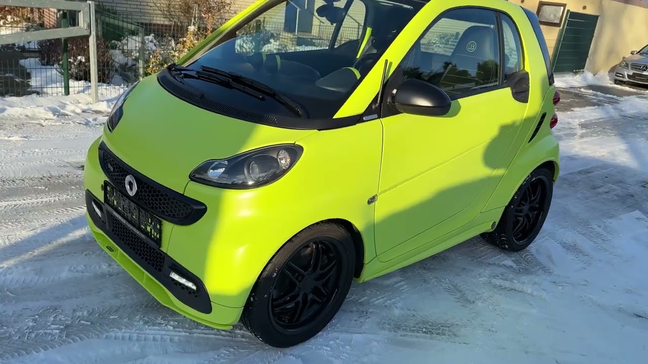 Smart 451 Brabus Xclusive zum Verkauf in Lotus Krypton Green Tailor Made.
