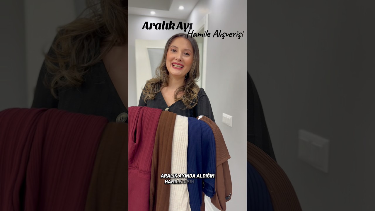 Aralık Ayı Hamile Giyim Alışverişi 