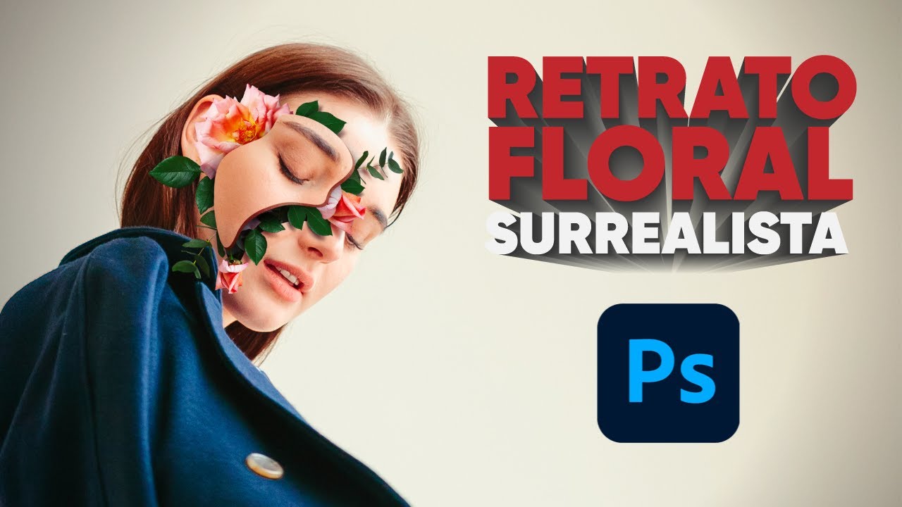 Retrato floral surrealista en Photoshop | Photoshop Tutorial