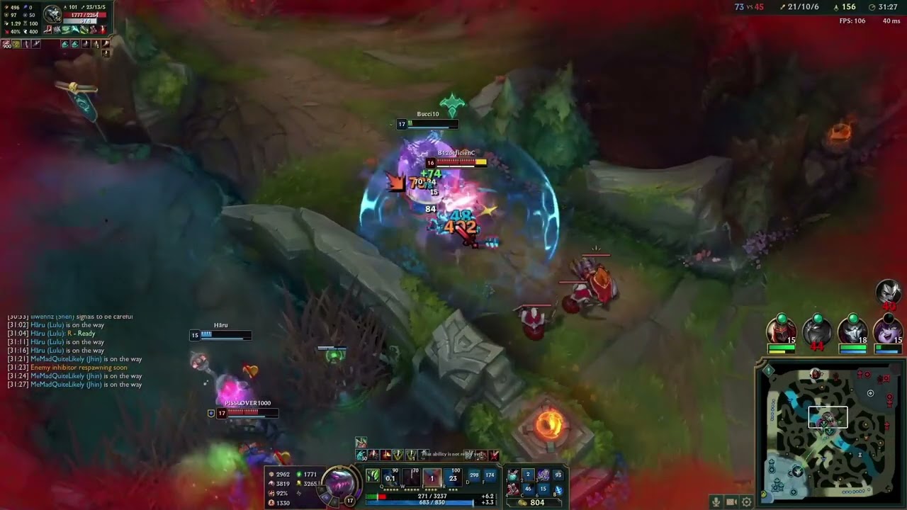 9% HP Warwick vs 100% HP Rengar
