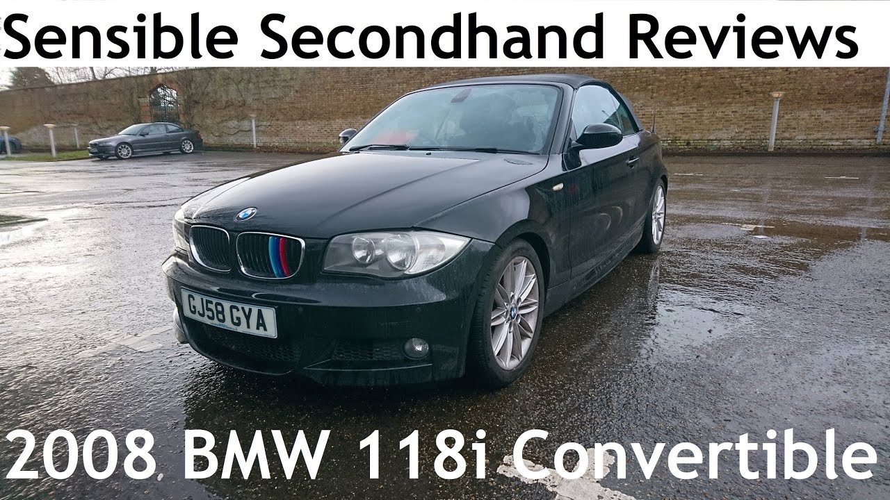 Sensible Secondhand Reviews: 2008 BMW 118i M Sport Convertible (E88) - Lloyd Vehicle Consulting