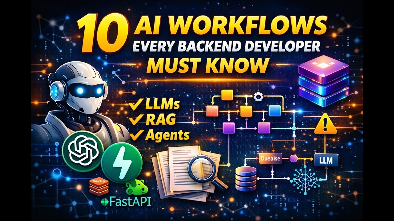 10 AI Workflows Every Backend Developer Must Know