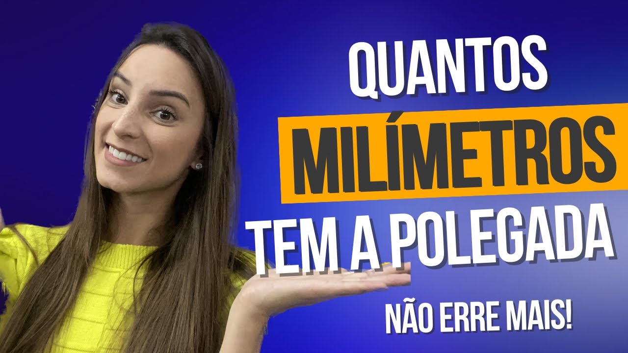 Quantos mm tem uma pelogada? Polegadas para mil&iacute;metros. Convertendo polegadas para mm.