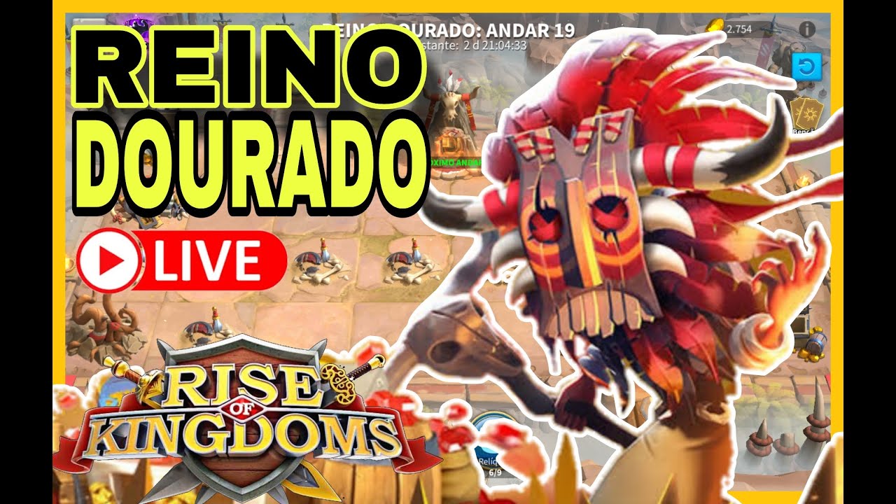 🔴 Live On ! I Pré KVK  I Reino Dourado #3459 I Rise Of Kingdoms