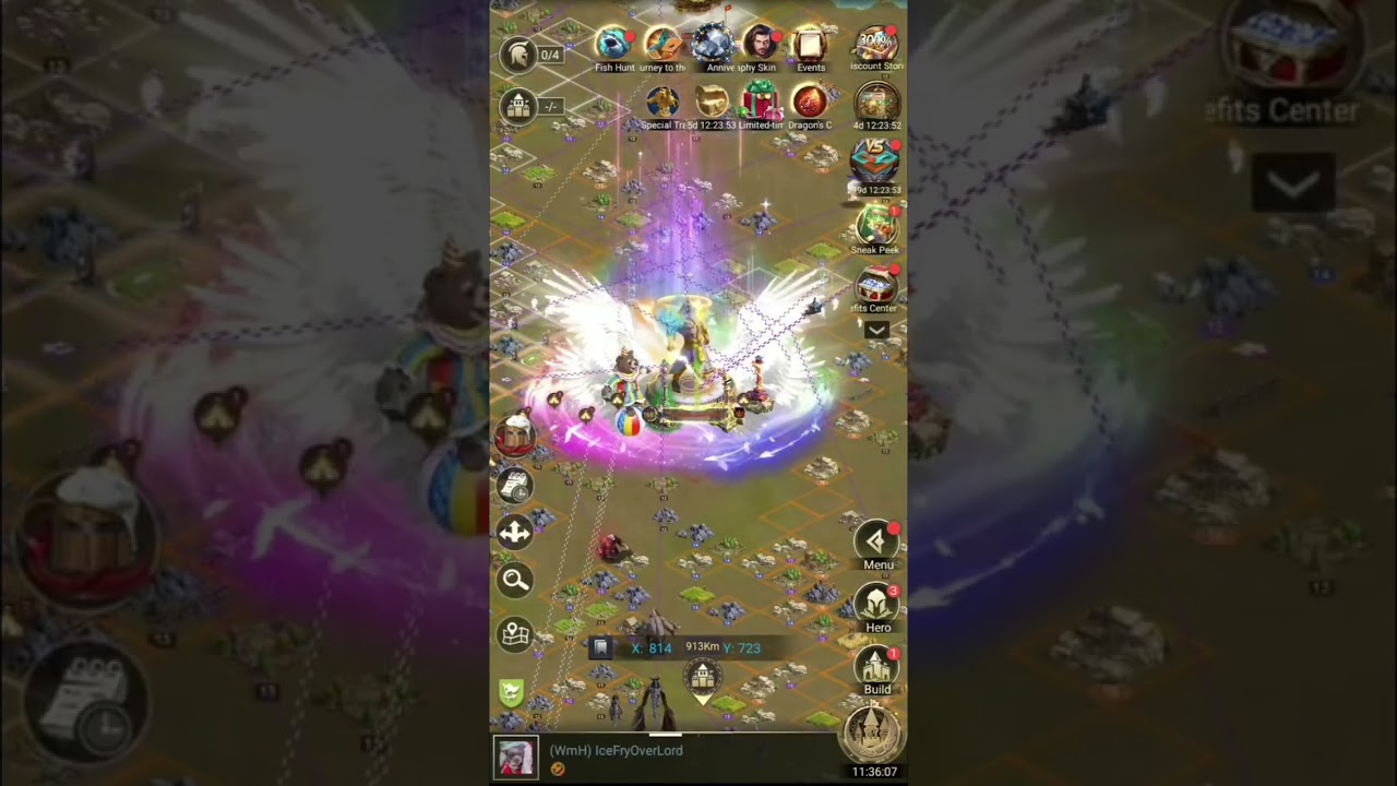 Rise of Castles | X20 Eden Conquer | Map 900047 | DKS Vs A51, TK4 | Dragon (DKS) burnt and zeroed 🔥