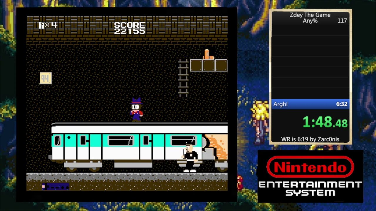 Zdey The Game (NES) - Any% in 6:24
