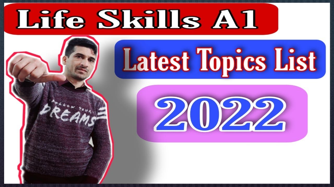 Actual Topics List | IELTS Life Skills A1 Speaking | 2022 | By TFLS