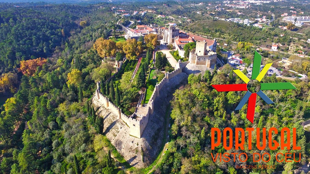 Convento de Cristo 🏰 Tomar aerial view - 4K Ultra HD