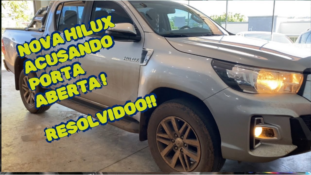 Hilux acusando porta aberta RESOLVIDO