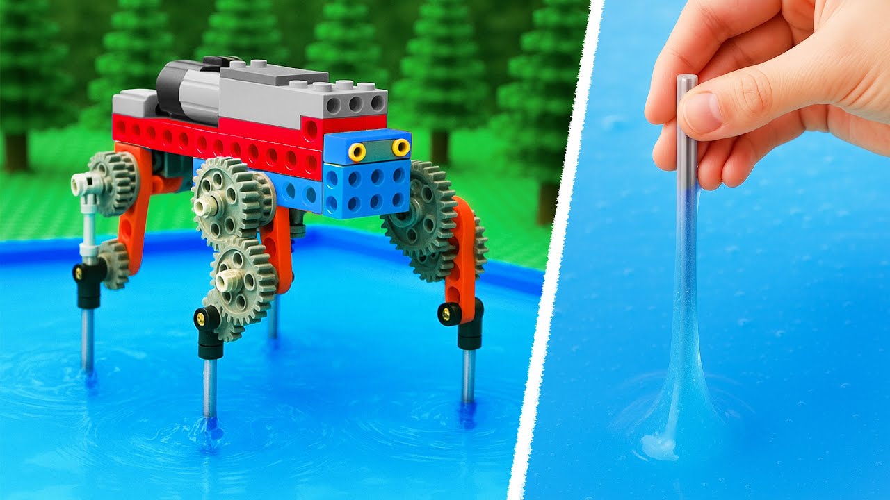 Making LEGO Walker Through Slime | FM Lego Technic
