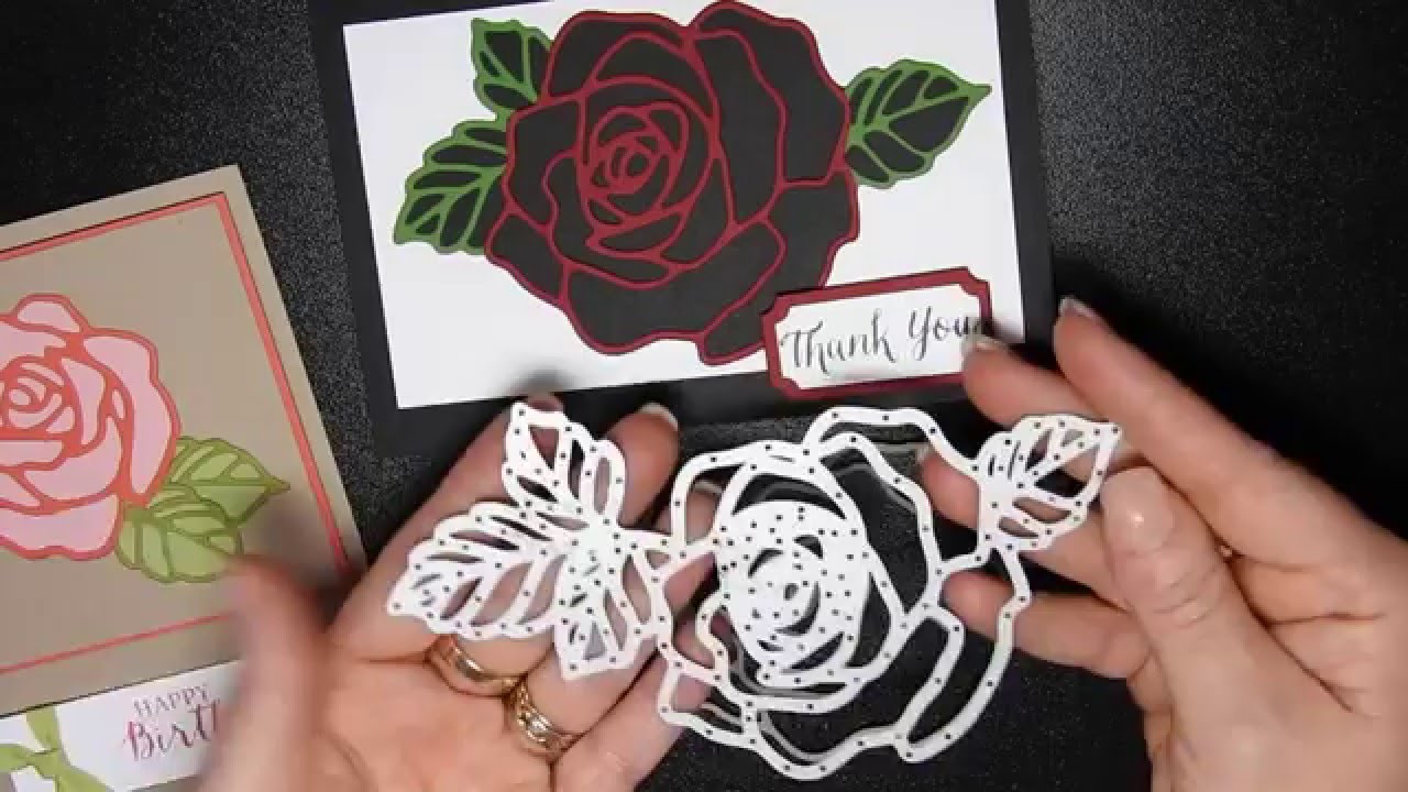 Stampng T!   Rose Garden Thinlit Die