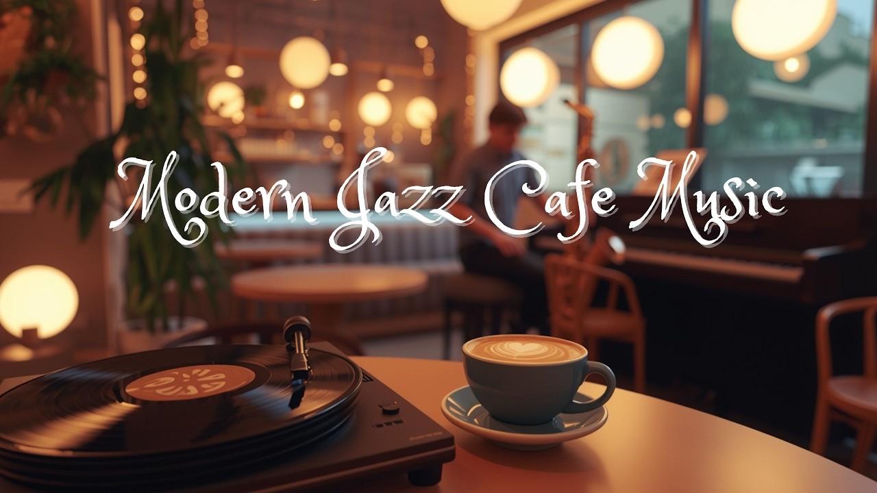 Modern Jazz Cafe Music ☕🎷 Relaxing Smooth for  Coffee Shop Ambience