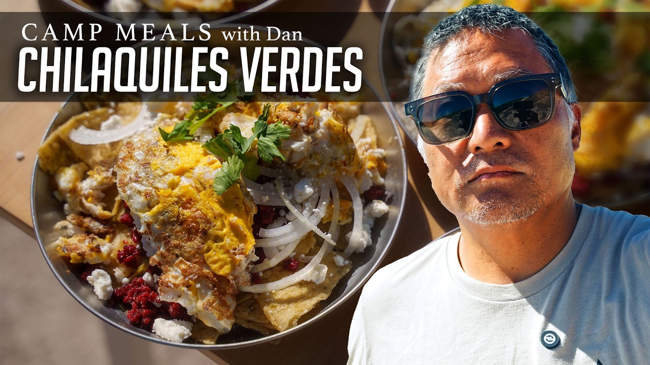 Making Chilaquiles Verdes On A Beach In Mexico // Camp Meals