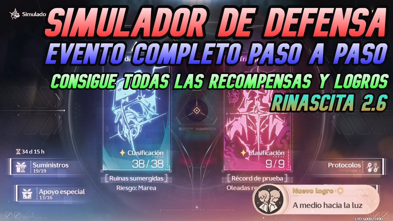 Simulador De Defensa | Guía Completa Paso A Paso | Rinascita 2.6 | Wuthering Waves Español
