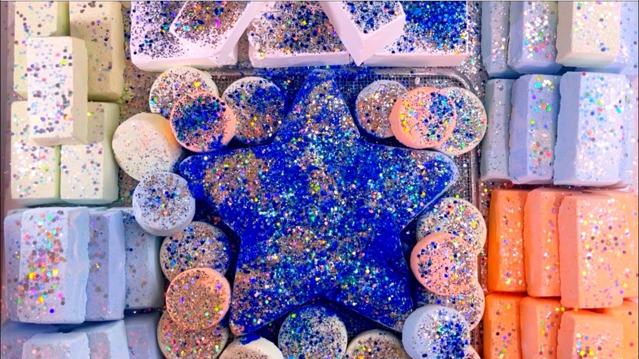 Soft, Silky Reforms 😋💙💚🧡🩵 feat. PJ BSN, Water Crush & Tray Sifting | Gym Chalk ASMR | XOXO
