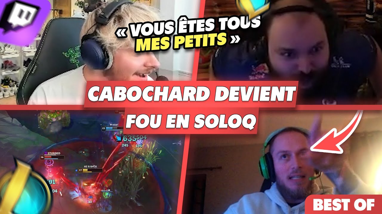 CABOCHARD DEVIENT FOU EN SOLO, YUKINO 1V2 EN EUM - Best Of LoL 