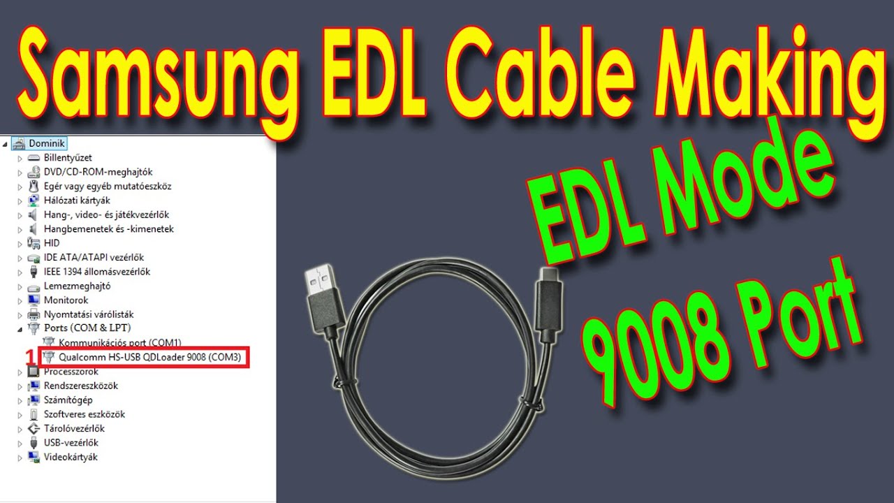 How to make EDL Cable for All Samsung Qualcomm Phone 2024 New Methods