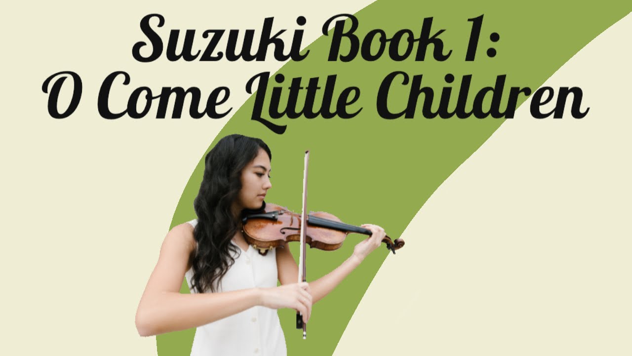 O Come Little Children - Practice Part (slow) Violin