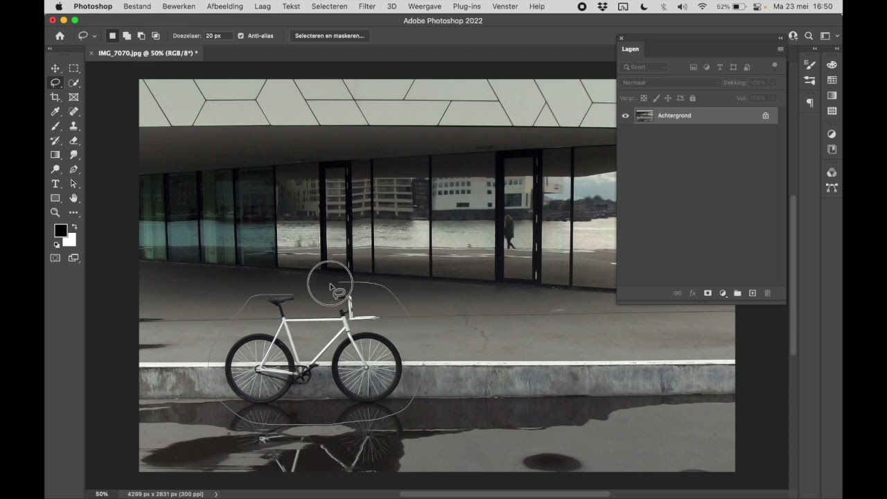 Iets weghalen in Photoshop