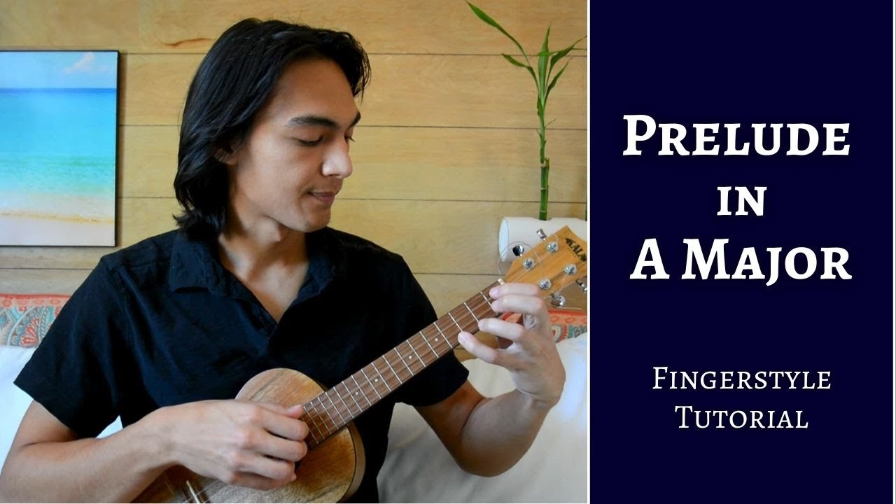 Chopin on ukulele?! Easy Tutorial for Classical Fingerstyle! (Prelude In A Major ~ Op.28, No.7)