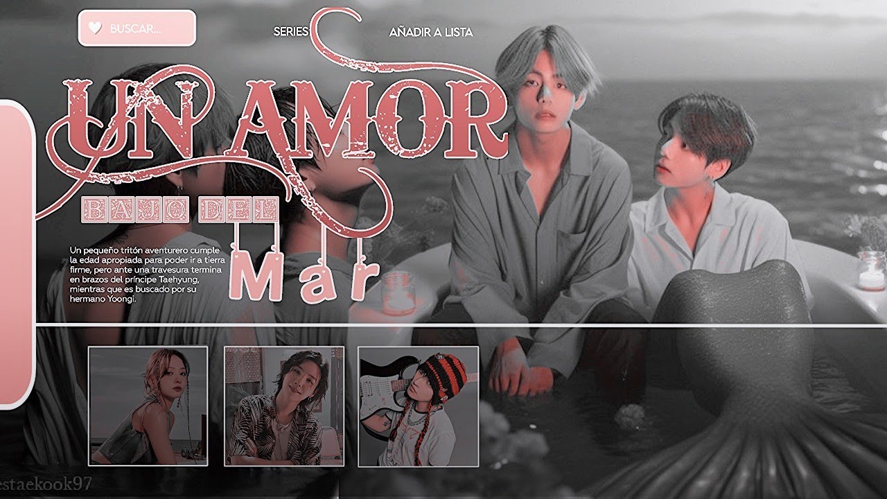 ˖⸙̭❛🧜‍♂️👑『 Un amor bajo del mar 』꒰Imagina Vkook-Taekook꒱ Película ‧⁺ 🧜‍♂️👑