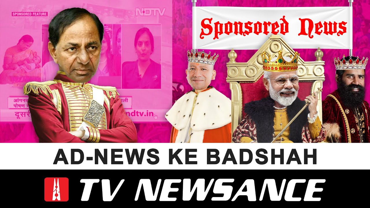 KCR sponsors NDTV 'feature', Modi and Yogi enjoy free publicity on ABP | TV Newsance 173