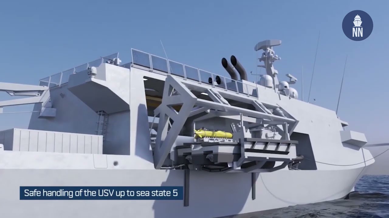 Integration of USV on Motherships by Naval Group