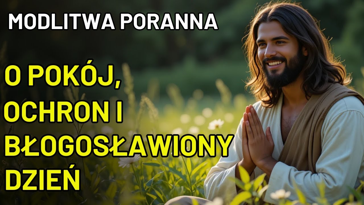 MODLITWA PORANNA O POKÓJ, OCHRONĘ I BŁOGOSŁAWIONY DZIEŃ | ZACZNIJ TEN DZIEŃ Z BOGIEM