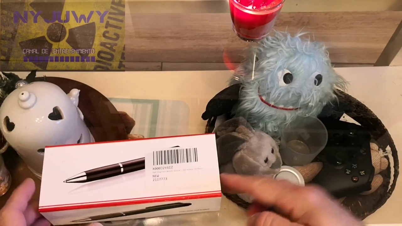 Unboxing bolígrafo grabadora