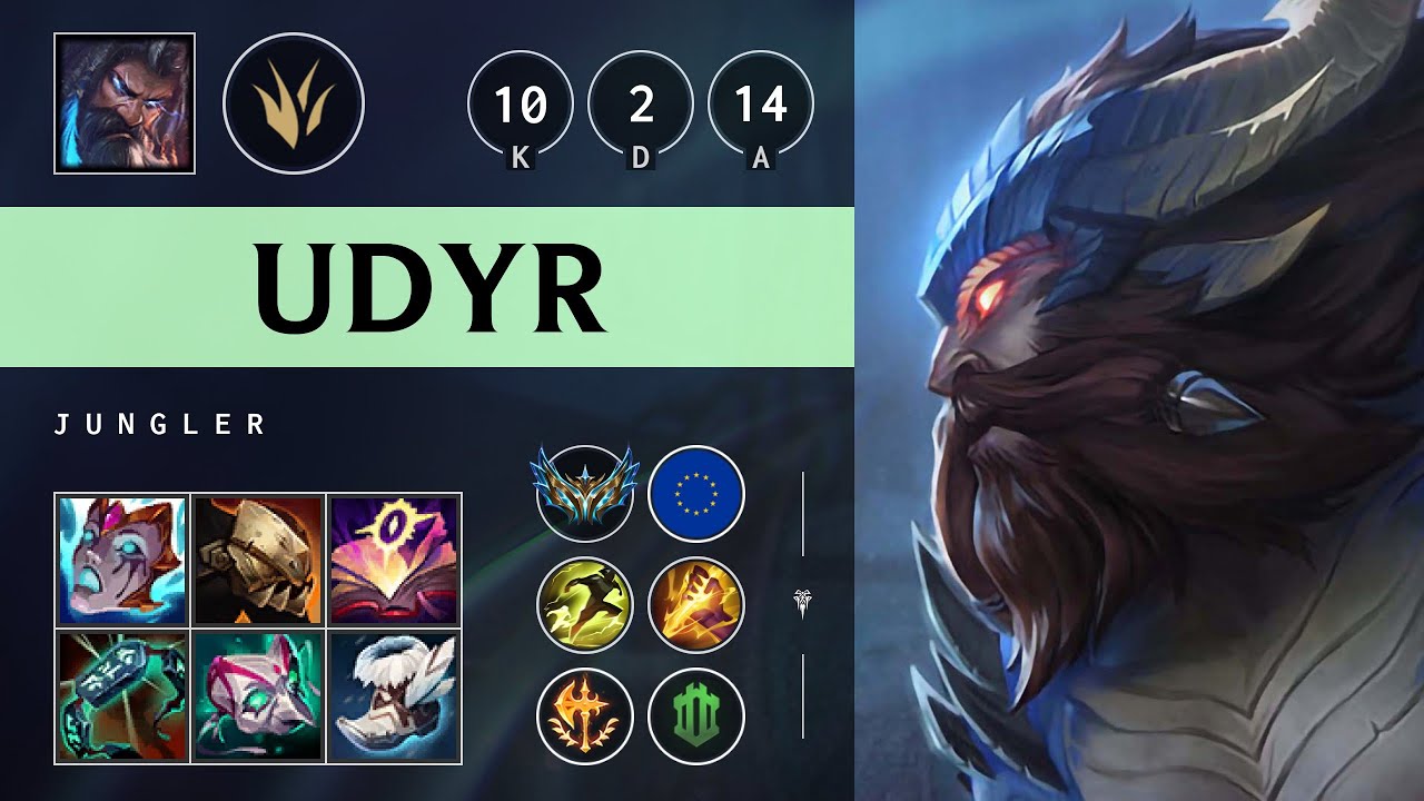 Udyr Jungle vs Dr. Mundo - EUW Challenger Patch 25.13
