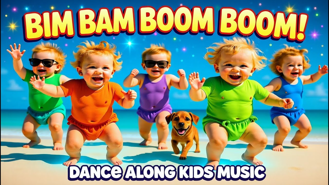 Bim Bam Boom Boom 💃 Fun Dance Along Song for Kids