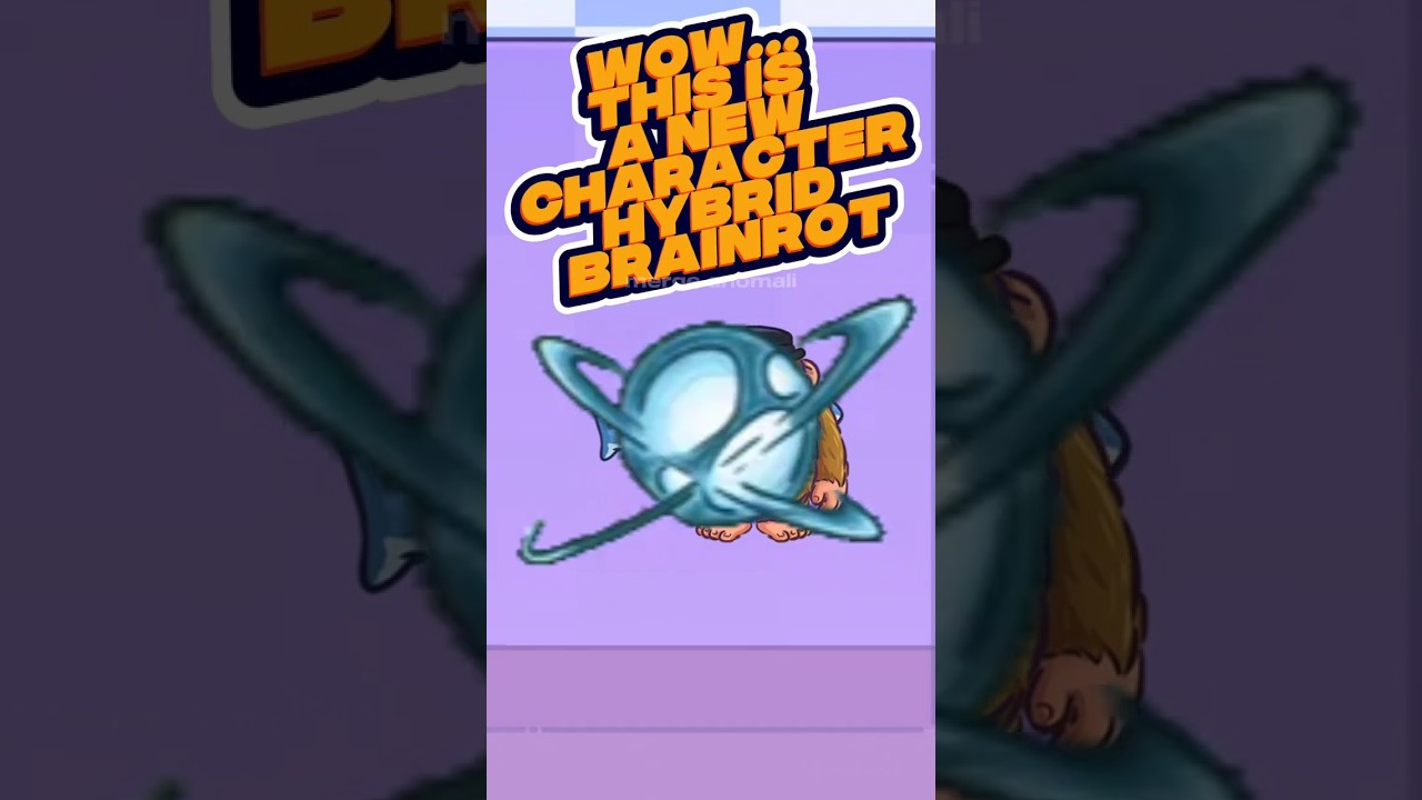 ✨new character hybrid brainrot 😱 #mergefellas #mergegame