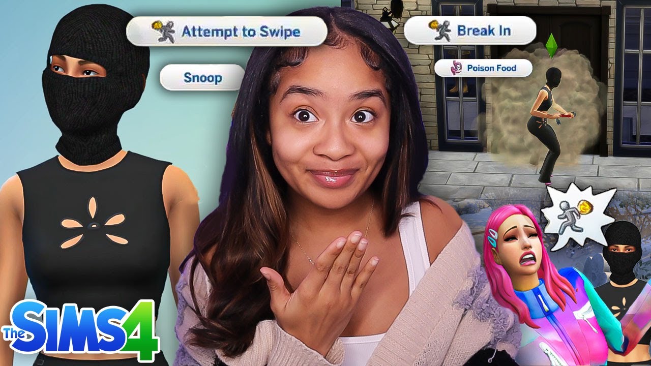 Я ГРАБИЛ дома и РАЗБОГАТЕЛ в The Sims 4!