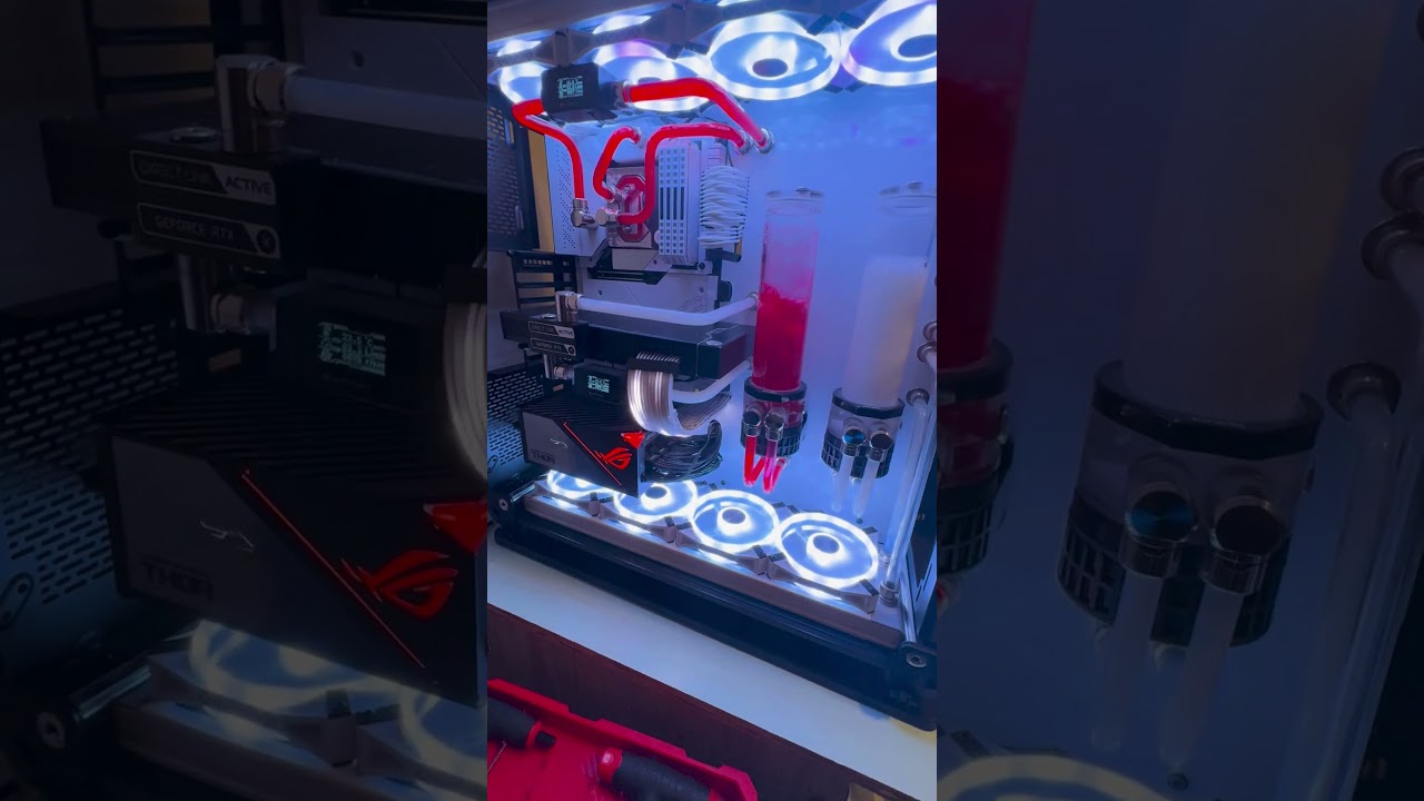 You Wont Believe This Crazy RGB PC Liquid Cooling Build