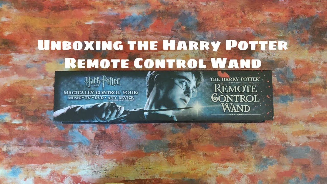 Unboxing the new Harry Potter Remote Control Wand