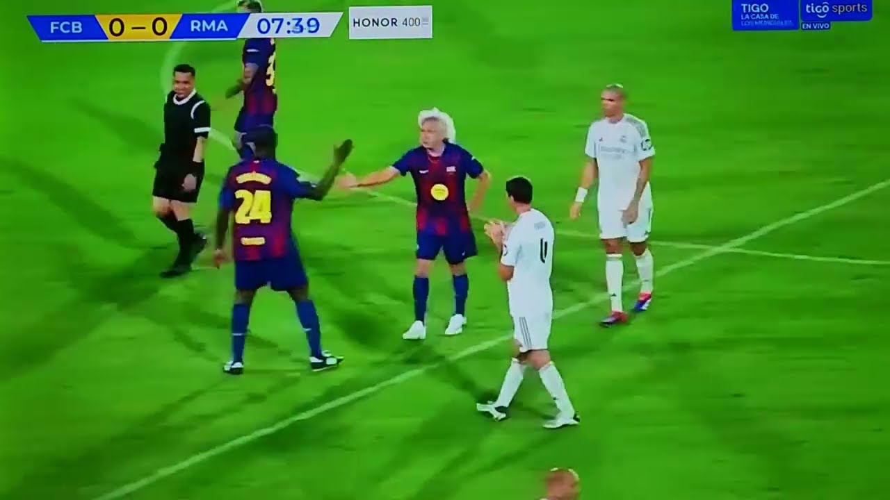 Jorge el Mágico Gonzalez clásico Barcelona vs Real Madrid legends El Salvador #audistreet