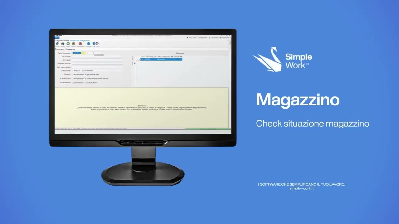 Come controllare al meglio la situazione Magazzino in SwMain