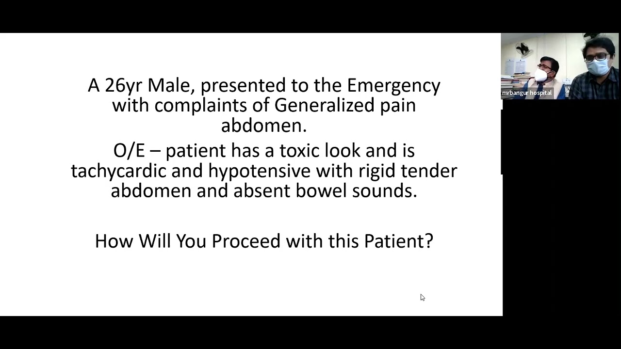 Ward Rounds - Perforation Peritonitis + Steps of Repair of Peptic Perforation (17.02.2022)