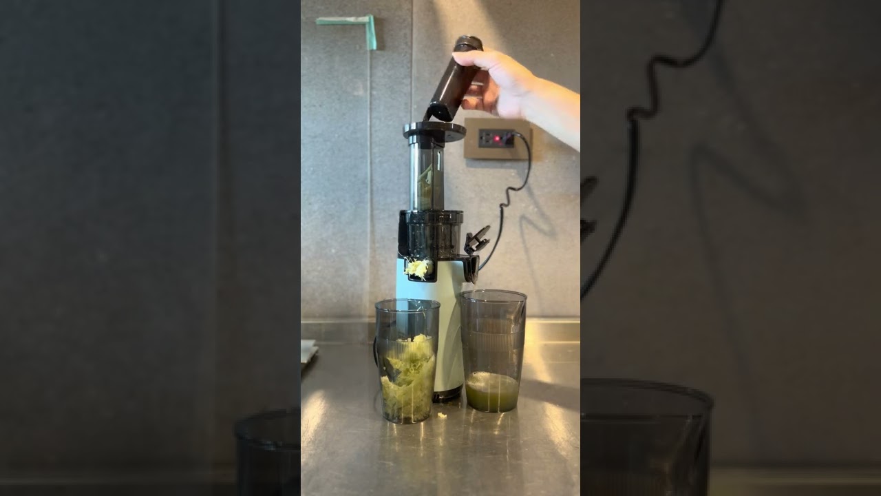 【開箱】試打芹菜汁平價千元慢磨機-日本Toffy蔬果慢磨機K-BD4  #西洋芹  #芹菜汁 #慢磨機  #toffy榨汁機 #toffy慢磨機