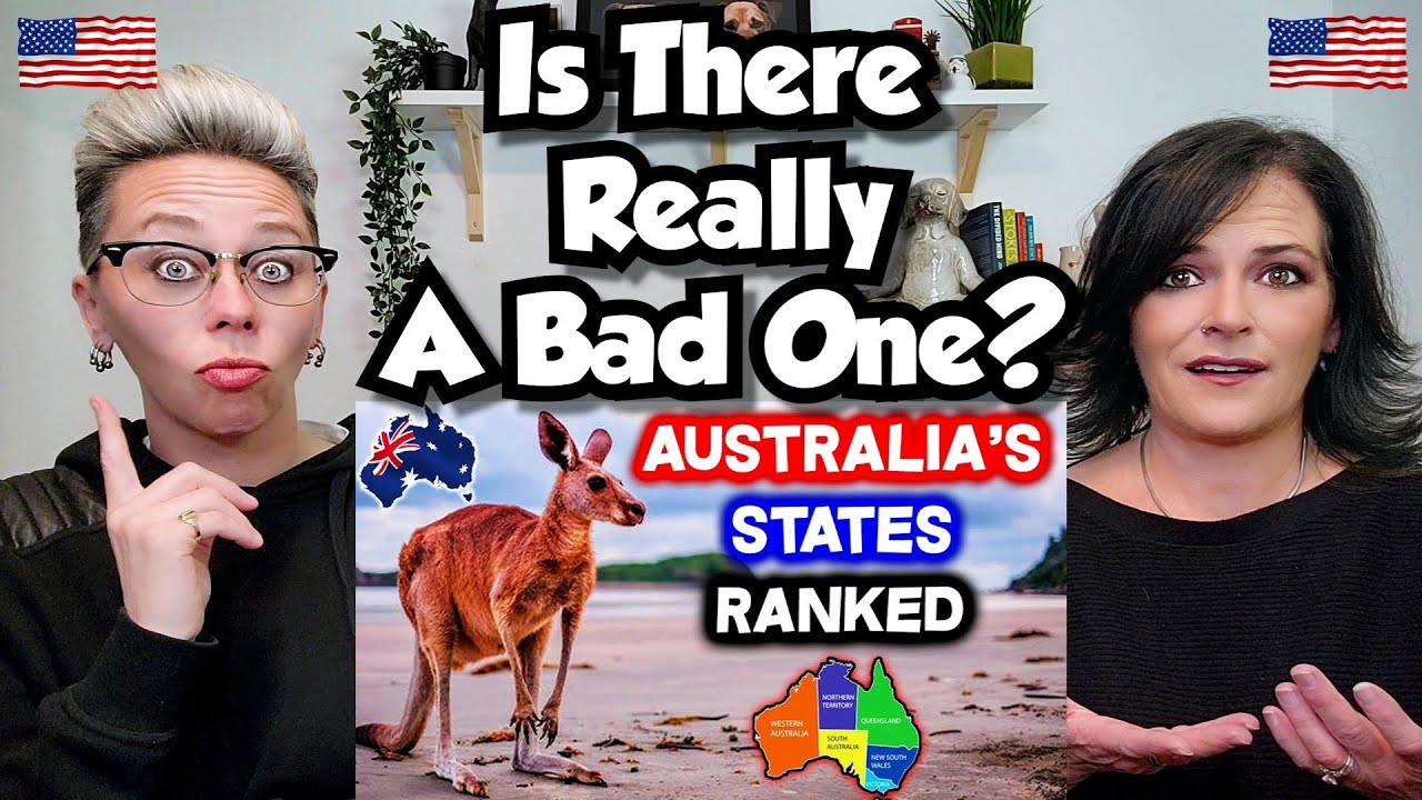 American Couple Reacts: Australia's 8 States & Territories Ranked WORST to BEST! FIRST TIME REACTION