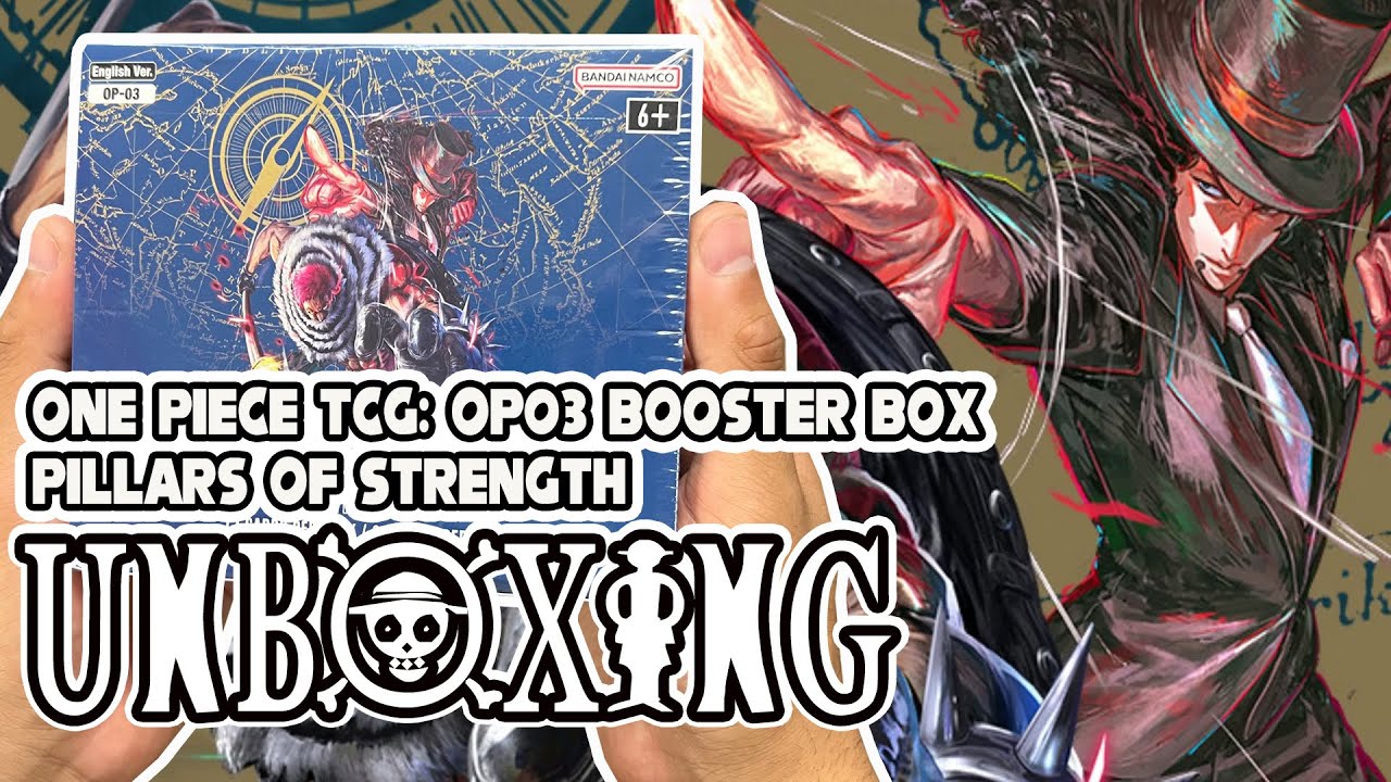 One Piece TCG OP-03 Pillars of Strength Booster Box Unboxing