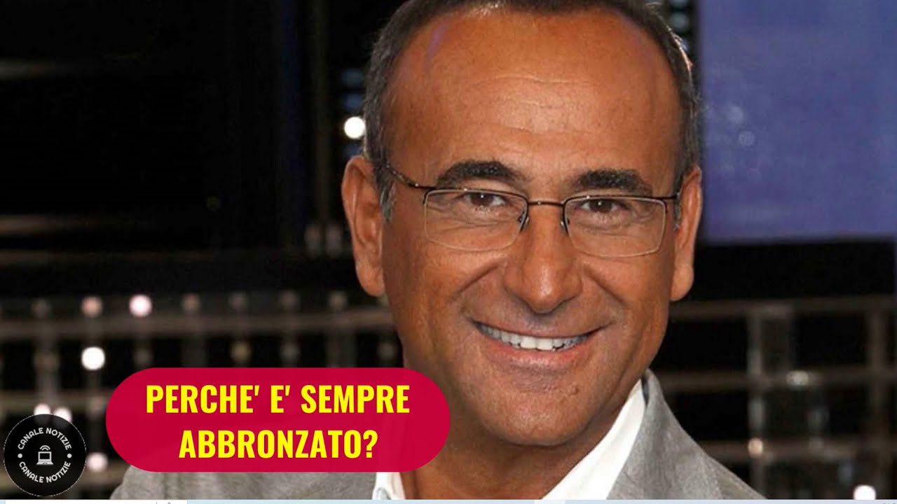 Perché Carlo Conti è sempre abbronzato? Ecco la risposta della scienza